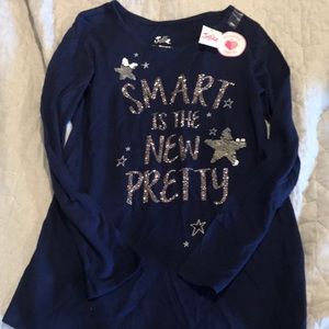 NWT! Justice Long Sleeve Top